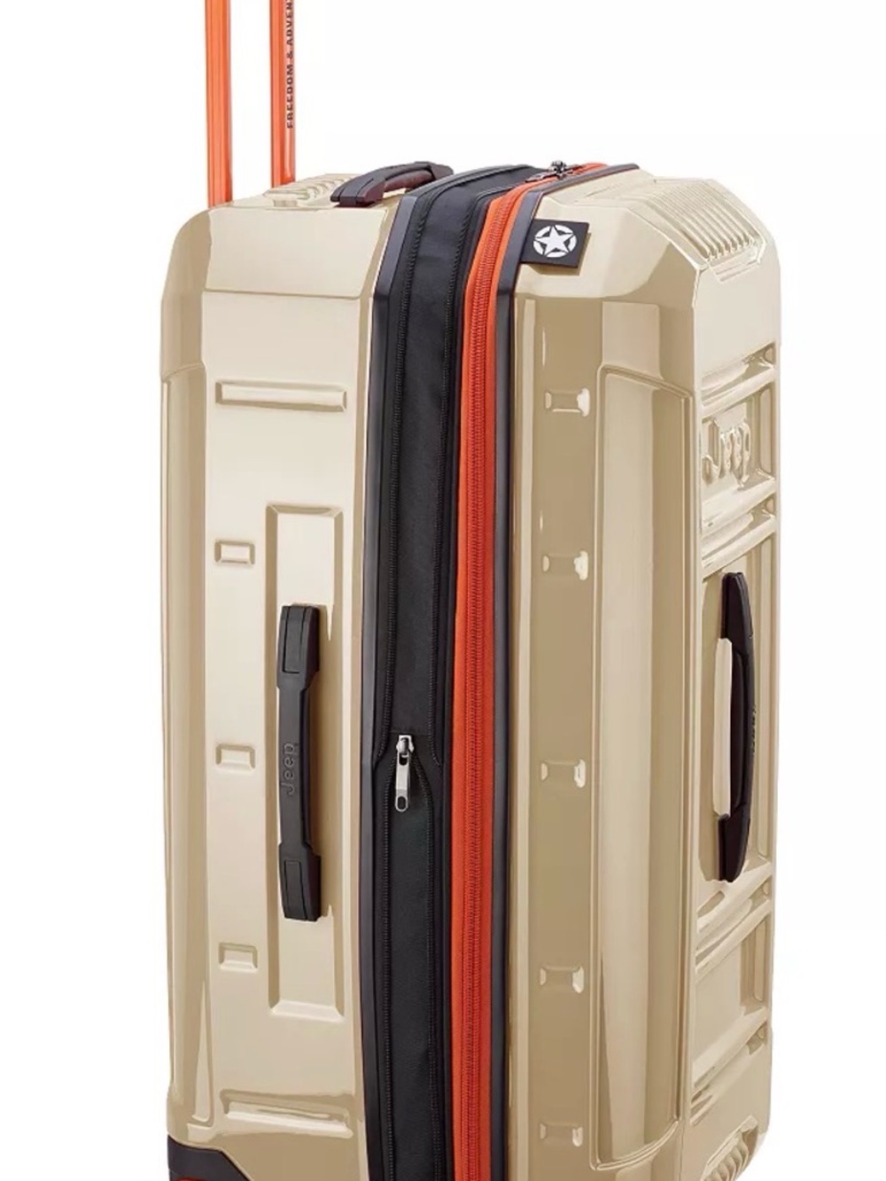 Jeep Sand Hard-Shell 30" Expandable 2-Wheel Trunk - Picture 2 of 5